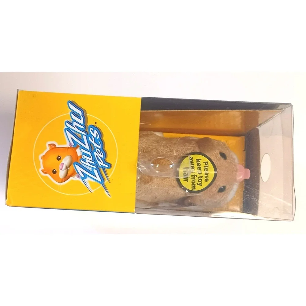 Zhu Zhu Pets Mr Squiggles Tan Hamster 2008 Cepia Toy 86651 New Sealed NIB